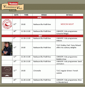 image Indicative programme of TUCC for April/May 2013 (25.04 - 26.05)