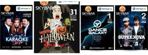 изображение Афиша SkyBar на неделю (30.10 - 02.11)