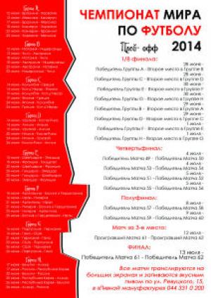 изображение Пивная мануфактура: Чемпионат мира по футболу 2014! (12.06 - 13.07)