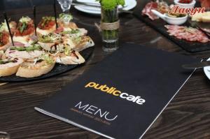 изображение «Паблик кафе» – новый европейский ресторан на Европейской площади.