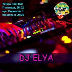 изображение Yellow Taxi Bar: DJ ELYA! (26.02)