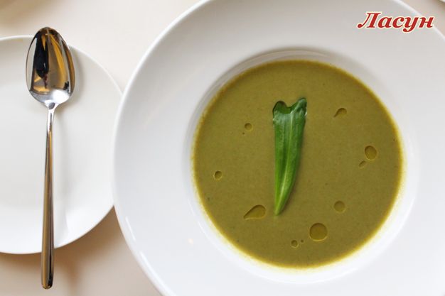 изображение Крем суп из черемши с соевым молоком --- 90 грн