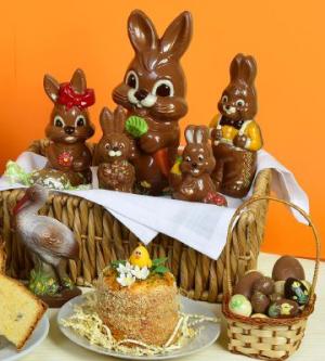 изображение Реприза: Шоколадне сімейство зайчиків