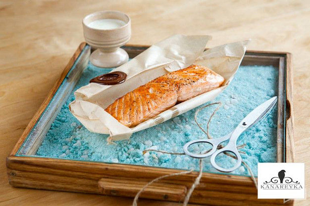 изображение "Канарейка": Блюда из морепродуктов и морской рыбы