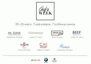 зображення CHEF's week - 7 званих вечерь протягом тижня (20.03 - 26.03)