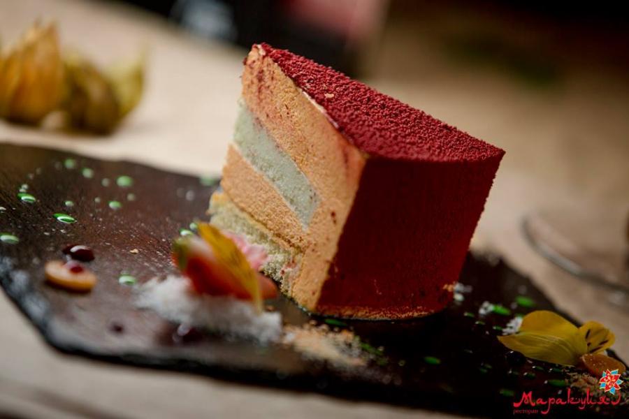 зображення "Маракуйя": Гарбузово-муссовий торт