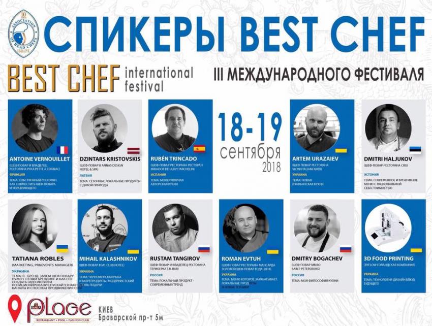 зображення Спікери фестивалю Міжнародного фестивалю шеф-кухарів BEST CHEF