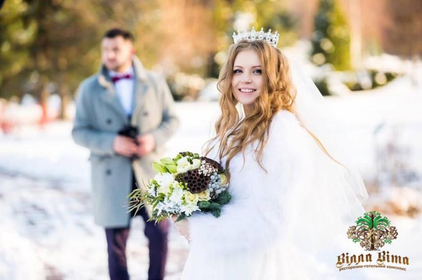 изображение "Вілла Віта": Зимове весілля неодмінно потрібно святкувати за містом