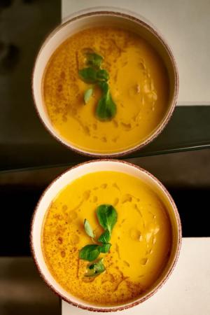 изображение SANPAOLO: Крем-суп из спелой тыквы