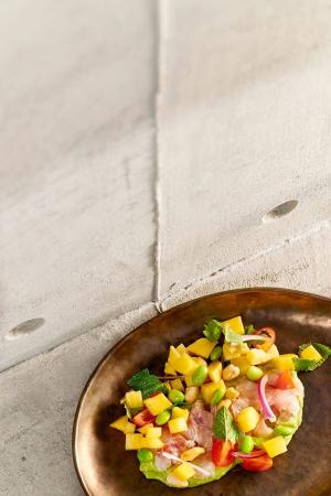 изображение SANPAOLO: Севиче из сибаса с манго