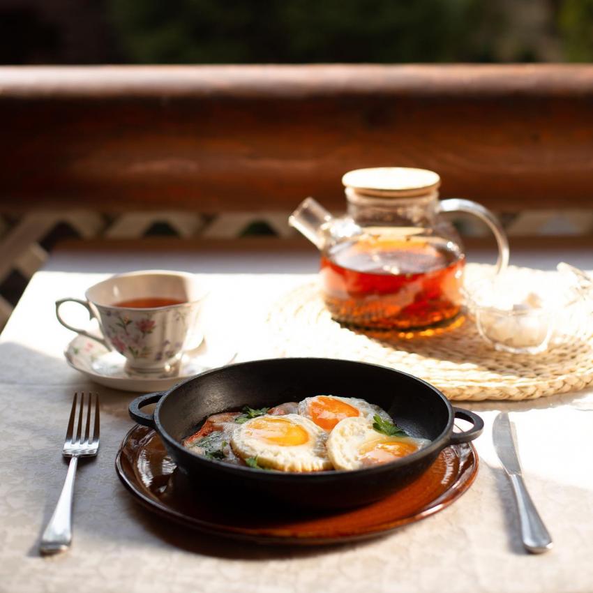 изображение "Фортеця": Сніданки, обіди та вечері в наших котеджах здатні на неймовірне😋