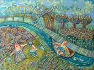 изображение Выставка картин Оксаны Коробки в ресторане Креп де Шин (01.09 - 30.09)