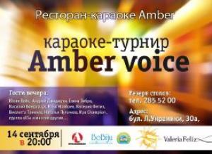 зображення Amber Voice - щомісячний караоке-турнір (14.09)