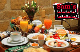 image Brakfast at Sam's. Any taste. From 8am.