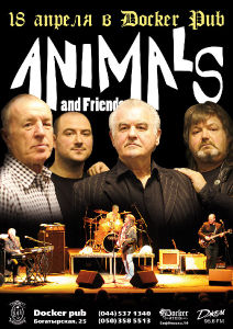 зображення "Докер паб": легендарна рок-група ANIMALS (18.04)