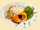 Лосось з грибами/Salmon with porcini --- 102.00 грн/UAH